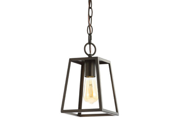 Ira 6.25" Adjustable Drop Metal LED Pendant - JONATHAN Y
